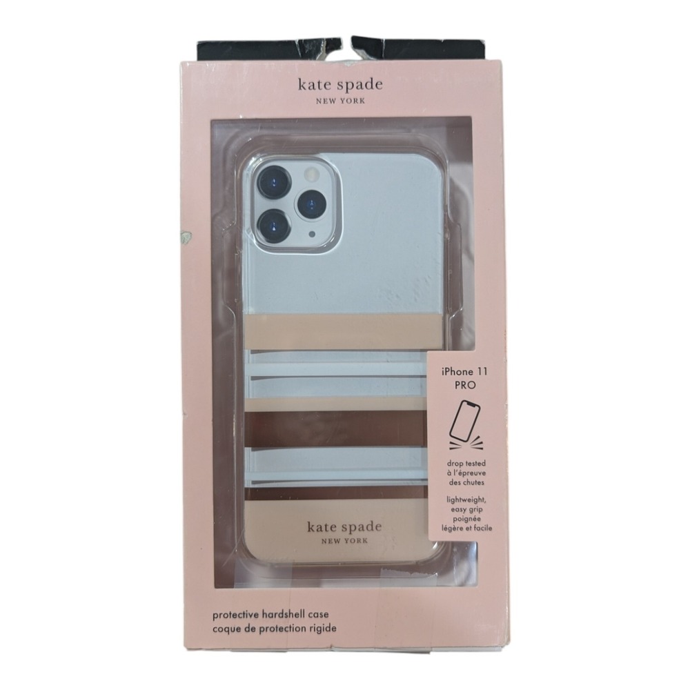 A2. Kate Spade New York Protective Hardshell Case Apple iPhone 11 Pro - Stripe